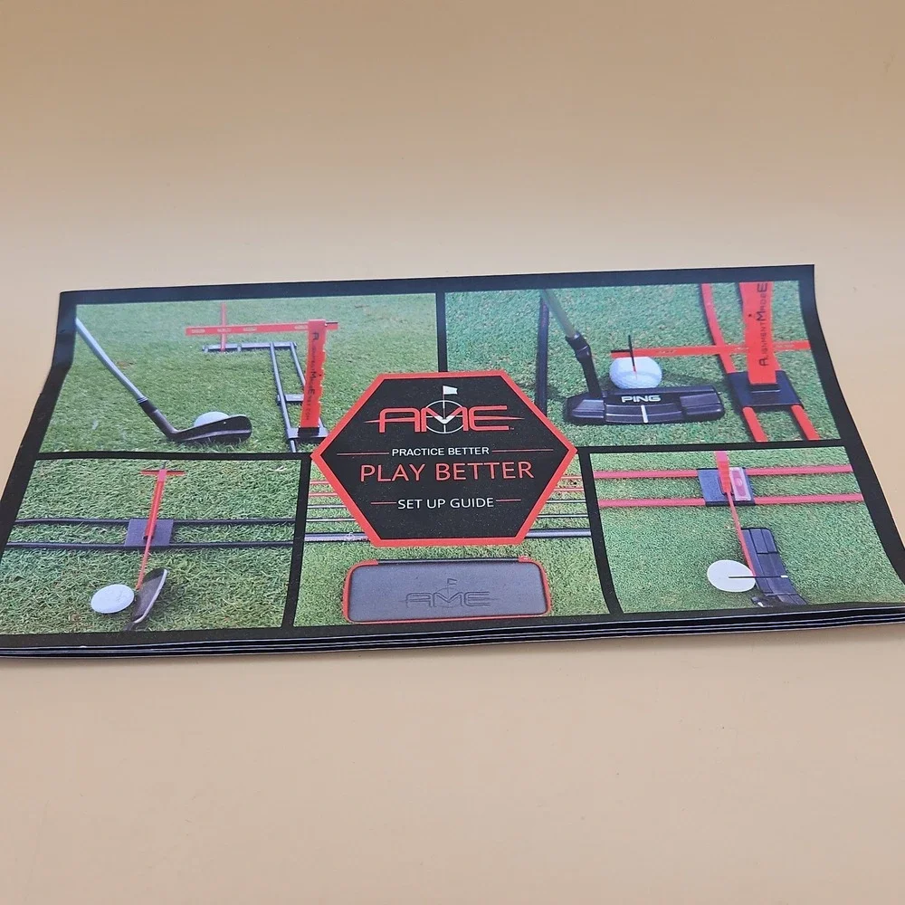 Alignment Made Easy AME Golf Club Face Alignment Training Aid Tool With Case